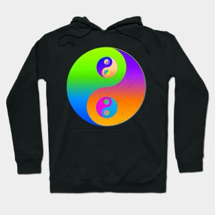 Yin Yang Infinity Trippy Psychedelic Tie Dye Hoodie